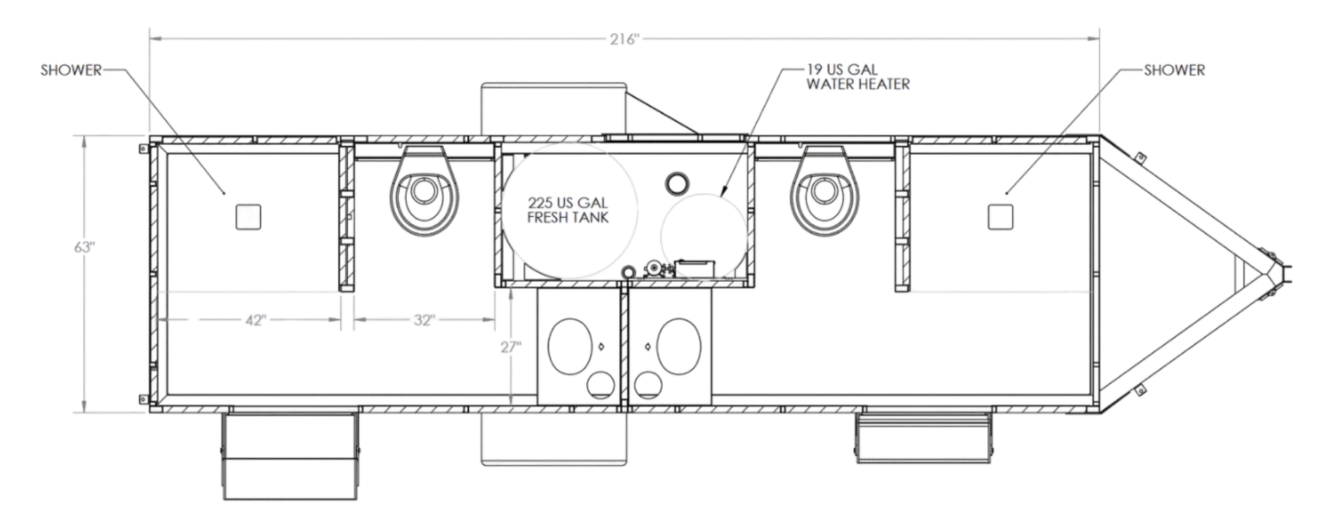 Toilette Prestige - Location de roulottes sanitaires