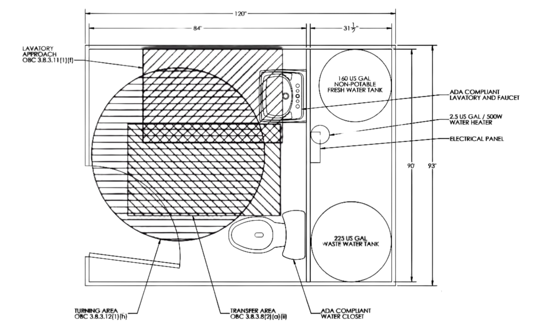Toilette Prestige - Location de roulottes sanitaires